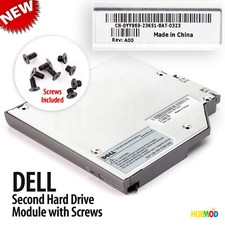 Genuine DELL 2nd IDE HDD Hard Drive Caddy Media Bay Latitude D600 D610 D400 D410 picture