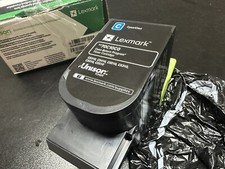 Lexmark 71B10C0 Cyan Toner  Genuine OEM New Open Box Read picture