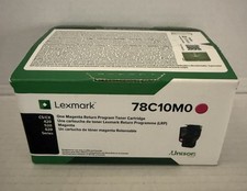 78C10M0 Genuine OEM Lexmark Magenta Toner CS/CX 420 520 620 New Sealed picture
