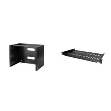 StarTech.com 8U Wall Mount Patch Panel Bracket - 13.75 inch Deep - 8U, Black picture