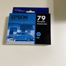 Epson 79 Cyan Blue Ink Cartridge High Capacity C13T079220 Genuine New Sealed Exp picture