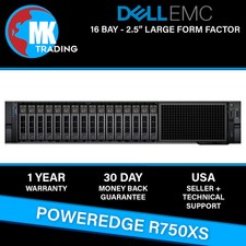 Dell PowerEdge R750xs 16B SFF 2U Server -V1- Choose CPUs/RAM/Drives - Wholesale picture
