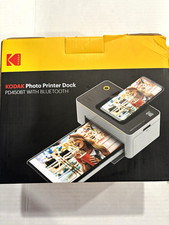 Kodak Bundle PD450BT Photo Printer Dock Bluetooth USB Cartridge & Paper picture