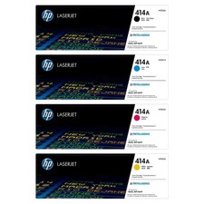 HP 414A Toner Set Genuine W2020A W2021A W2022A W2023A M454dw M479fdw w/ Chip picture