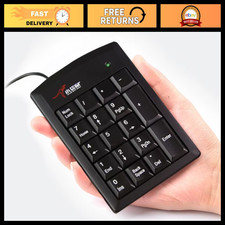 Multifunction Wired 19-Key Numeric Keypad for Laptop & PC - Easy to Use Calculat picture