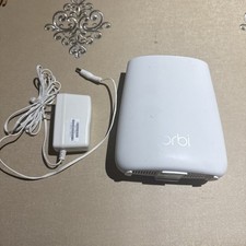 Netgear Orbi Satellite Model RBR20 White WiFi Router And Power Cord picture
