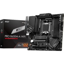MSI PRO B650M-A WiFi ProSeries mATX Motherboard Socket AM5 DDR5 WiFi 6E PCIe 4.0 picture