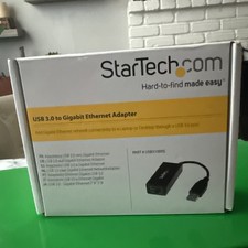 NEW StarTech USB31000SPTB USB 3 To Gigabit Ethernet Adapter.  picture