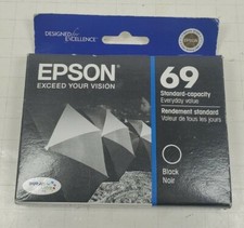 Genuine Epson T69120 BLACK Ink Cartridge Sealed Fresh NEW 03/2015 picture
