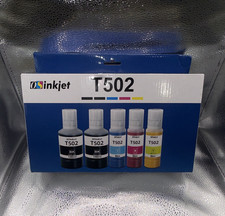 OSinkjet T502 Ink Bottle Refill Set BK/C/M/Y for Epson EcoTank ET-2760/2850 picture