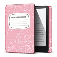 Case for Kindle Paperwhite 12th Gen 2024, Composition Book Pink picture