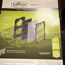 Griffin Survivor All-Terrain Rugged Case for Galaxy Tab A 10.1 Stand Black picture