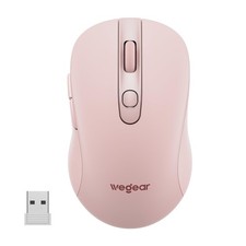 wegear USB Wireless Mouse for Laptop PC Mac, 2.4GHz Cordless MousePink picture