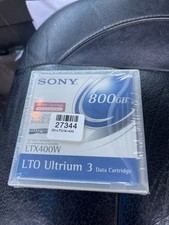 NEW Factory Sealed Sony LTX400W LTO Ultrium 3 Worm Data Cartridge 400GB/800GB picture