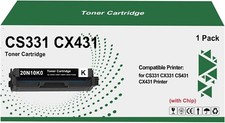 1 Pack 20N10K0 Black Toner Cartridge  Compatible for CS331 CX331 CS431 CX431 picture