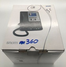 Snom 360 sip ip voip tele[phone with heandset picture