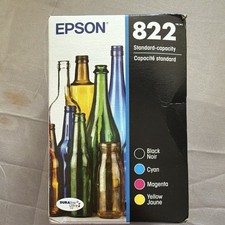 Epson 822 Genuine/Original Standard Capacity Ink 4-Pack BK/C/M/Y WF-3820 picture