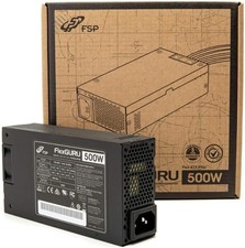 FlexGURU Pro Power Supply, Flex ATX 500W, 80 Plus Gold Certified PSU, Non-Modula picture