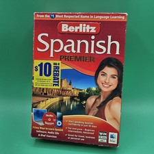 Nova Development Berlitz Spanish Premier Full Version for Windows 5 Disc CD SET picture