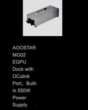 eGPU Dock - AOOSTAR Oculink EG02 - 550W - USED - Awesome Plug&Play Performance  picture