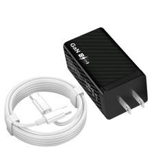 65W GaN Type C Power Adapter USB C Fast Charger Cord For iPhone 15 16 17 Samsung picture