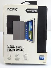 Incipio OEM Samsung GALAXY NOTE 10.1 Lexington Hard Shell Folio Case Black NEW picture