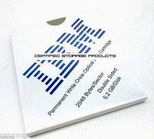 5/PK NEW IBM 59H4791 Permanent WORM 5.2GB Optical Write Once MO Disk Double Side picture