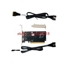 External PCI Express x16 to 2*SlimSAS 8i Adapter PCI-E TO SFF-8654+ 2*70CM cable picture