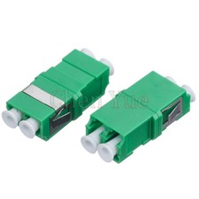 50pcs Fiber LC APC SM Duplex No Ear Fiber Adapter Optical Fiber Connector Flange picture