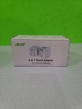Acer 4 in 1 Travel Adapter SL-JY310 White Open Box  picture