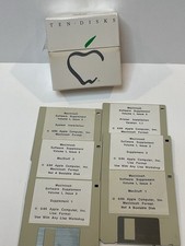 Apple Macintosh XL Lisa Software Supplement  Disks Lot OEM picture