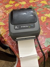 Zebra ZP 500 Plus ZP500-0103-0017 Thermal Address/Label Printer W/labels picture