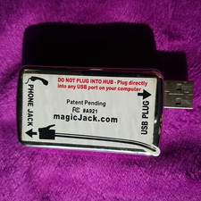 magicJack Original USB VoIP Phone Adapter Model A921 FCC — Vintage PC Telephone picture