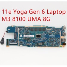 X20pcs Lenovo ThinkPad 11e Yoga Gen 6 Laptop Motherboard M3 8100 8G 5B20W77247 picture