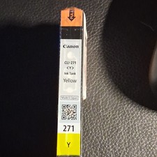 Canon CLI-271 Y Genuine/Original Inkjet Ink Tank Cartridge Yellow (Y) For Canon picture
