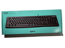 Logitech K120 Ergonomic Desktop USB Wired Keyboard  New in sealed box  picture