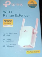 TP-LINK TL-WA855RE N300 Wi-Fi Range Extender 300 Mbps 2.4GHz MIMO AP WPS picture