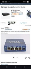 Netgear EN104TP 4 Port Ethernet Hub 10Mbps Network Router Brand New Sealed picture