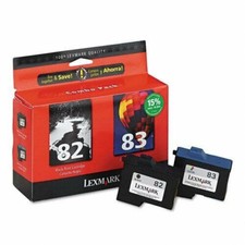 Genuine New Lexmark 82 & 83 Inkjet Cartridges picture