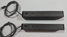 Lot of 2 HP USB-C Universal Docks (HSA-B005DS) with 90W Power Supplies - Tested picture
