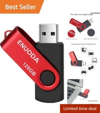 Compact 128GB Swivel Design USB Flash Drive - Dust Proof & Lightweight picture