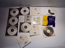 Mixed Vintage Industrial Software Discs Lot Siemens Alcatel-Lucent Adaptec MO picture