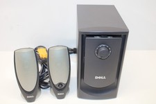 Dell A425 Zylux Multimedia PC Computer Speakers and Subwoofer-Tested & Working. picture