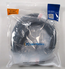 Cable Matters 2 Pack 16AWG AC Power Extension Cord Cable 10' NEW Sealed picture