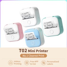 Phomemo T02 Portable Pocket Mini Thermal Printer Photo Label Sticker Bluetooth picture