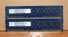 (LOT OF 2) Nanya 4GB 2Rx8 PC3-12800U DDR3-1600MHz Memory NT4GC64B8HG0NF-DI picture