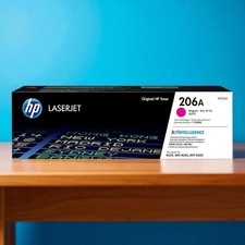 New Open Box HP 206A Magenta Original LaserJet Toner Cartridge, W2113A picture