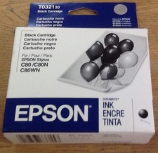 EPSON Black Ink Cartridge T3021 for Stylus C80 C82 CX5200 New & Genuine picture