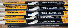Legarde Wiremold Cordmate C-1 Cord Cover 5 Ft. Channel, Cord Hider  LOT OF 5 picture
