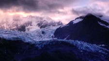 Landscape mountains nature alaska glacier nordic s snowy Custom Gaming Mat Desk picture